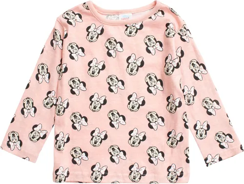 Miniatura 5 de Disney Baby Girls Minnie Mouse 2 Piece Overall Set - Fleece Romper Long Sleeve T-Shirt Set NewbornInfant