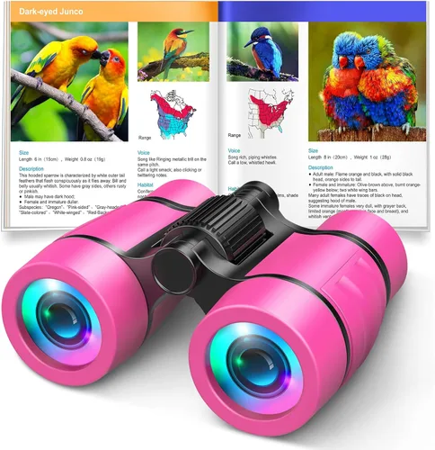 Miniatura 12 de Juguetes para niños de 3 a 8 años: prismáticos para niños con manual de observación de aves 4 5 6 7 8 años niños niñas regalos de Navidad