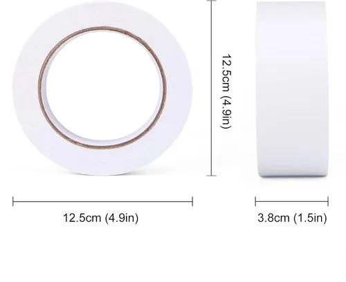 Miniatura 3 de Cinta adhesiva de doble cara de 1.5 pulgadas, ultrafina y de alta calidad, para manualidades y arte, papel, envoltura de regalos, etc.