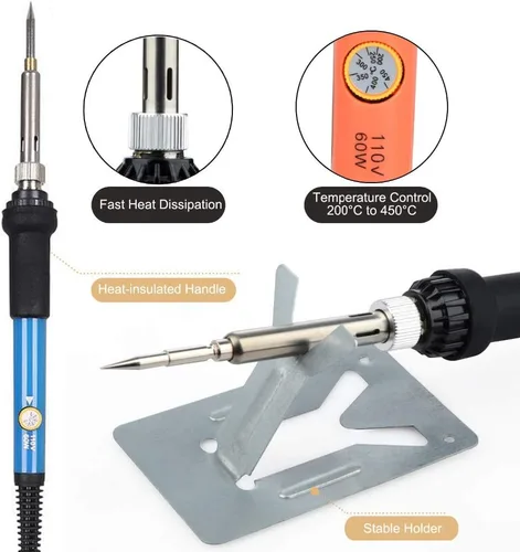 Miniatura 2 de Kit de Combustión de Madera, Herramienta de Combustión de Madera con Temperatura Ajustable 200~450 ℃, Kit de Pirografía para Adultos Principiantes