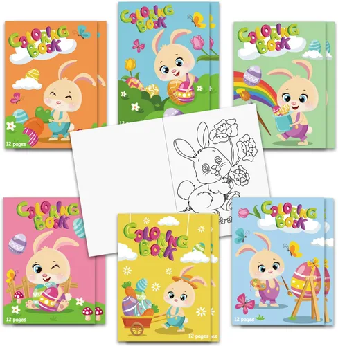 Miniatura 8 de CCINEE 36 piezas de libros de colorear de Navidad, mini folletos de 12.7 cm x 17.8 cm, manualidades, regalos de fiesta, presentes divertidos