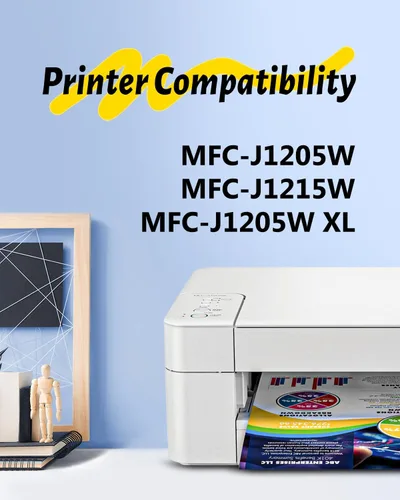 Miniatura 2 de LC404 Compatible con cartuchos de tinta Brother LC404 LC404XL, funciona con MFC-J1205W MFC-J1215W MFC-J1205W XL (paquete de 4) High Capacity