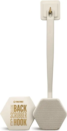 Miniatura 15 de TOOLETRIES Depurador de espalda de silicona con gancho, cuerpo exfoliante y cepillo de baño, mango ergonómico largo, agarre antideslizante