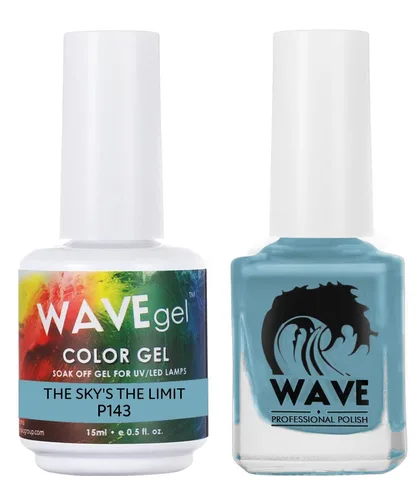 Miniatura 160 de WAVEGEL - Juego dúo de gel y esmalte de uñas a juego - Colección Simplicity - #P109 Blizzard I 0.5 onzas