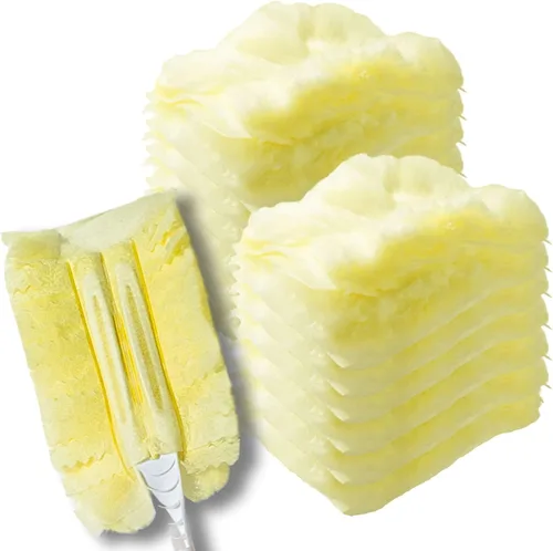 Miniatura 10 de Recambios de plumero, cepillo de eliminación de polvo estático desechable, cabezal de repuesto compatible con repuestos de plumero Swiffer para Azul