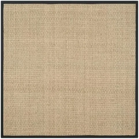 Miniatura 36 de Safavieh Natural Fiber NF114P - Alfombra redonda de hierba marina, tejido de canasta, con borde, de 244 cm, color gris Natural/ gris