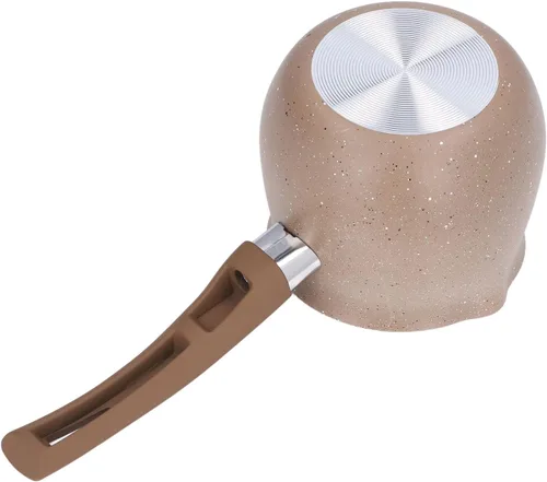 Miniatura 2 de Sartén pequeña con tapa, olla antiadherente de 1.5 cuartos de galón, calentador de mantequilla de un solo mango y olla de café, compatible