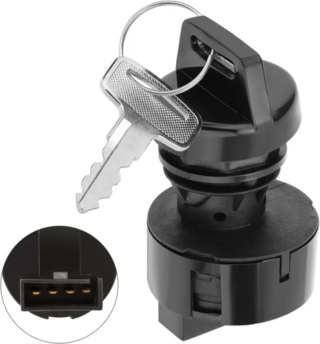 M MATI Interruptor de llave de encendido 2 posiciones 4 pines para Polaris 2000-2001 Sportsman Scrambler Magnum Trail Blazer Trail Boss Xpedition