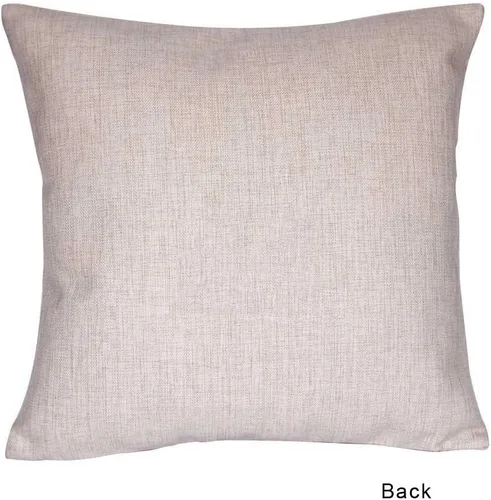 Miniatura 2 de Happy Place - Funda de almohada decorativa cuadrada de 18 x 18 pulgadas con texto Happy Place (gris)