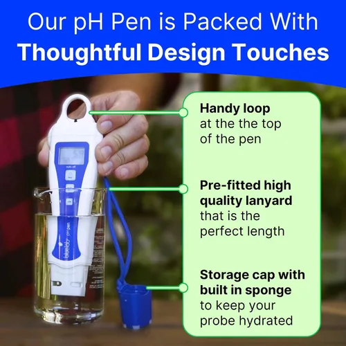 Miniatura 3 de Bluelab PENSTP Paquete Inicial de pH y Conductividad - Kit de Gestión de Solución Nutritiva de Precisión con Medición de Temperatura, Plumas