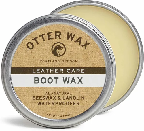 Miniatura 3 de Otter Wax Cera para botas 2 onzas Impermeabilizante de cuero natural Fabricado en Estados Unidos
