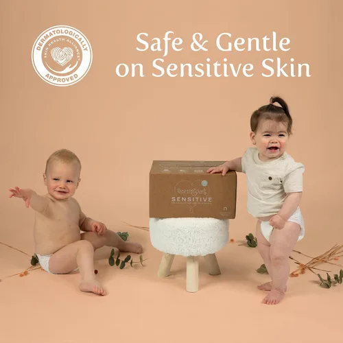 Miniatura 3 de Earth & Eden Pañales para bebé sensibles, talla 7 (80 unidades), pañales ecológicos e hipoalergénicos, sin productos químicos agresivos, cómodos