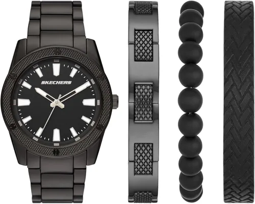 Miniatura 13 de Skechers Set de Regalo para Hombre con Reloj y Pulsera Apilable o Correa Intercambiable