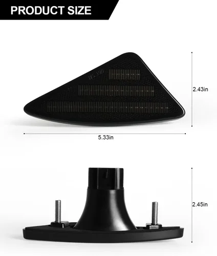 Miniatura 7 de Luces LED de posición laterales compatibles con Kenworth T660 T170 T270 T370 semirremolques 2008-2021, luces direccionales ahumadas, Plug & Play