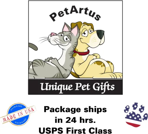 Miniatura 7 de PetArt.us Golden Retriever – Impresión artística personalizada – Nombre de mascota personalizado, regalo para los amantes de los perros o recuerdo