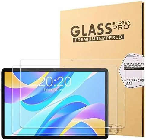 Gylint Teclast T50 - Protector de pantalla de vidrio templado de 11 pulgadas, dureza 9H, resistente a los arañazos, sin burbujas, protector de