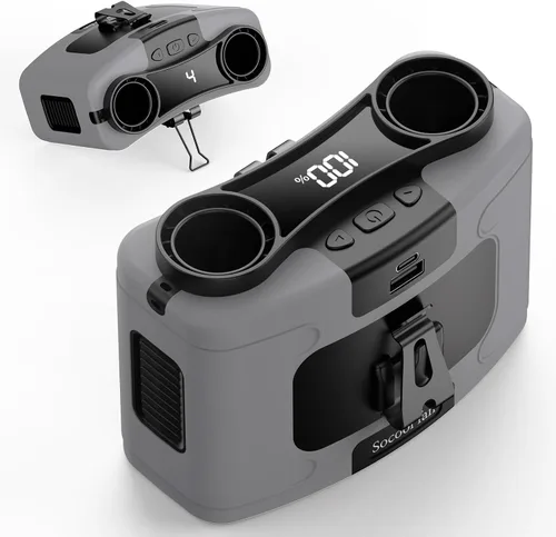 Miniatura 8 de Socool - Ventilador de cintura portátil de 20000 mAh con clip en el cinturón portátil, ventilador personal recargable, 40 horas de refrigeración