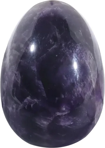 Miniatura 13 de Huevo de piedra pulida para el día de Pascua, palma/bolsillo/preocupación Enegry de cristal curativo, figura Fengshui, piedra lunar de 1.8 x 1.3