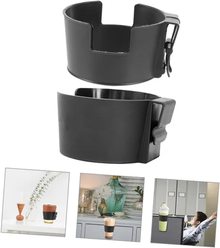 Miniatura 6 de 2 portavasos portátiles para automóvil, soportes para botellas de bebidas para ventilación de camión, se adapta a bebidas, fácil instalación, diseño
