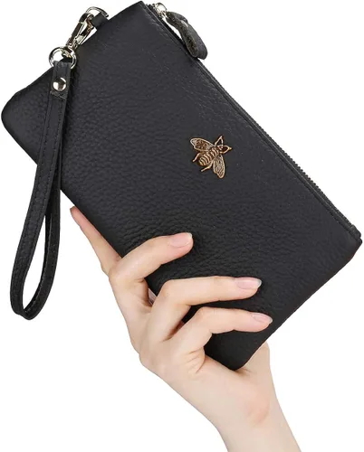 Miniatura 2 de imeetu Women's Wristlet Clutch Purse Leather Cell Phone Wallet Handbag with Wrist Strap