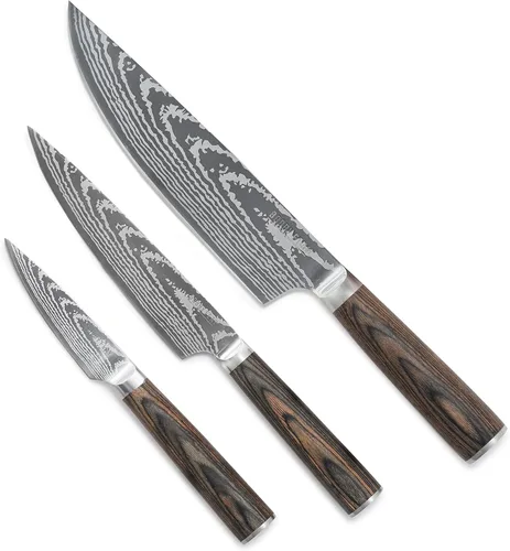 Miniatura 13 de GreenPan x Bobby Flay - Cuchillo de chef de 8 pulgadas con funda, hoja de acero inoxidable de alta calidad, herramienta de cocina de corte