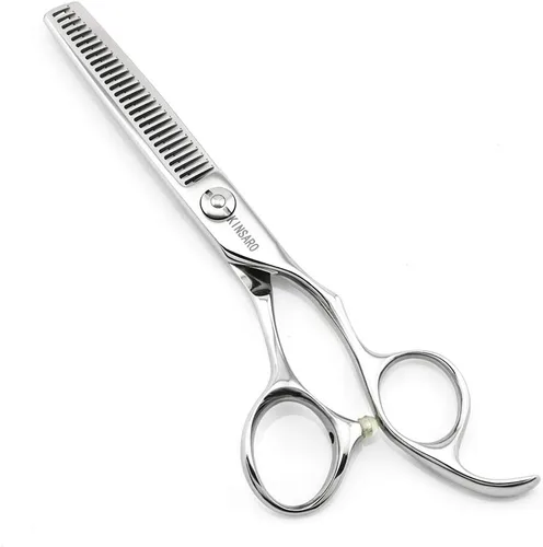 Miniatura 13 de Tijeras para Adelgazar el Cabello para Zurdos de 5.5 Pulgadas, Tijeras de Peluquero para Zurdos, Tijeras para Adelgazar el Cabello para Zurdos