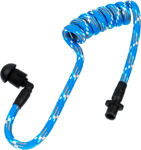Miniatura 23 de Tubeez Walkie Talkie Auricular con tapones negros para los oídos – Tubo roscado de bloqueo de humedad que se adapta a cualquier auricular de radio
