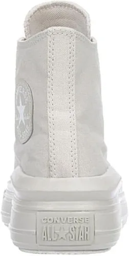 Miniatura 5 de Converse Chuck Taylor All Star Move - Tenis deportivos unisex con plataforma alta, masilla pálidablanco