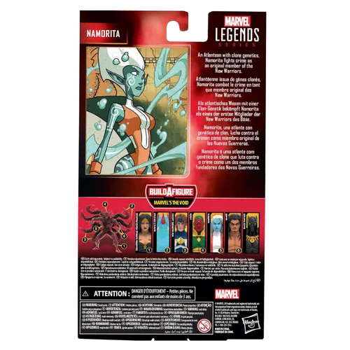 Miniatura 10 de Marvel Legends Series Namorita, Figura de acción coleccionable de Comics de 6 pulgadas
