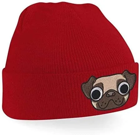 Miniatura 4 de Bang Tidy Clothing Skullies - Gorro para mujer con cara de perro