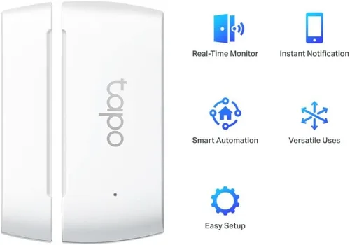 Miniatura 4 de Kit de inicio del sensor Tapo de TP-Link: "1 x Hub H100" + "1 x Sensor de movimiento T100" + "1 x Sensor de contacto T110