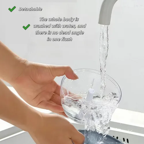 Miniatura 8 de Procesador manual de alimentos, picador de verduras, mini cortador de ajo con cuerda de mano, cortador de cebolla para verduras, jengibre, frutas