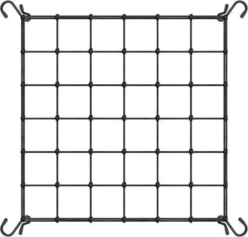 Miniatura 16 de VIVOSUN Red de Enrejado Elástica de 2 x 2 Pies con 4 Ganchos para Plantas Trepadoras, Vegetales, Frutas y Flores, Paquete de 1