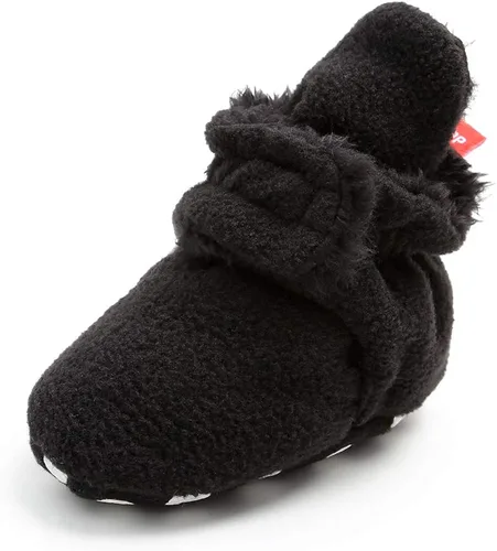 Botas de forro polar para recién nacido, cálidas y cálidas, para invierno, para niños, antideslizantes, suela suave