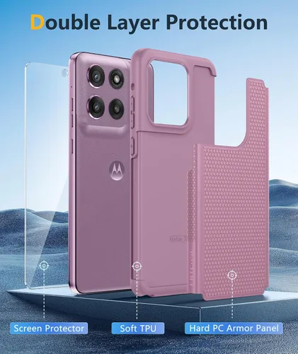 Miniatura 772 de FNTCASE Funda para iPhone 17 Pro: Fundas delgadas translúcidas de color azul claro compatibles con MagSafe, protección completa de la cámara