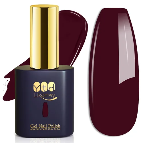 Miniatura 32 de YTD Likomey Esmalte de uñas de gel blanco, 0.5 onzas líquidas, manicura y pedicura para manicura y pedicura de verano, esmalte de color UV, 0.5