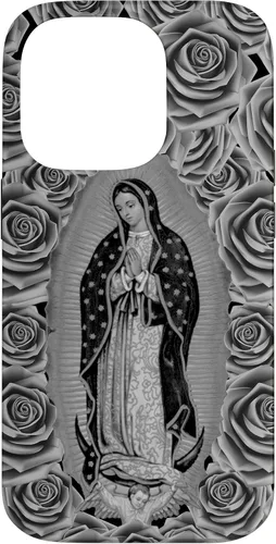 Miniatura 17 de Funda para iPhone 14 Pro Max Our Lady Virgen De Guadalupe Virgen María Floral