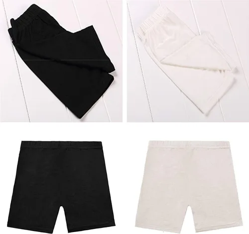 Miniatura 6 de Pantalones cortos de baile para debajo del vestido, paquete de 6 pantalones cortos de ciclismo para niñas, pantalones cortos negros debajo