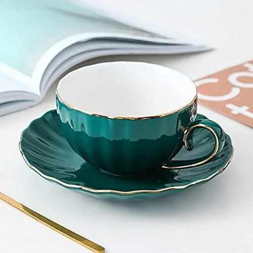 Juego de tazas de café de cerámica con diseño moderno y creativo de porcelana (color : estilo 6)