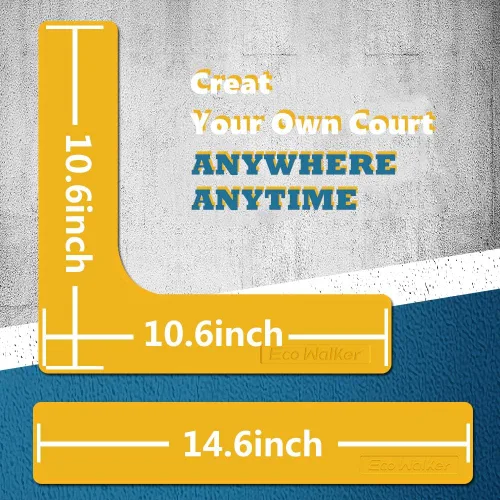 Miniatura 3 de Juego de marcadores Court Line Crea tu propia cancha de tenis de pickleball