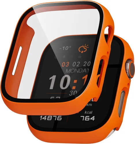 Miniatura 30 de Juego de 2 fundas de PC duro para Apple Watch SE 3 (2025) / SE2 / SE / Series 6/5/4, protector de pantalla de 40 mm, con protector de pantalla