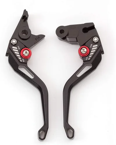 Miniatura 2 de Krace Palancas de freno de embrague ajustables CNC para motocicleta, par de palancas de freno de rombo 3D, ajuste para Honda Z125 monkey bike