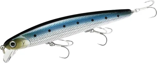 Miniatura 8 de LUCKY CRAFT FlashMinnow 110, Señuelos de Pesca en Agua Salada, Accesorios y Equipo de Pesca Jerkbait Surf, Señuelo de Superficie de Suspensión Lenta