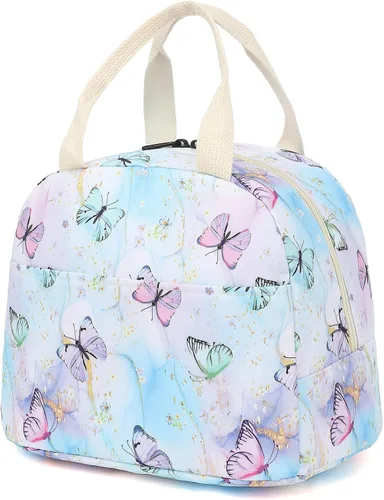 Miniatura 15 de Bolsa de almuerzo para gatos para mujeres y niñas, bolsas de almuerzo aisladas, lonchera reutilizable para niños y adultos, escuela, trabajo, picnic