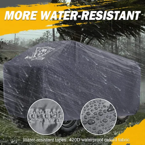 Miniatura 3 de XYZCTEM Cubierta Premium para ATV, Protección de Tela Oxford Contra Agua, UV, Viento, Cubierta Quad para Can-am, Suzuki, Kawasaki, Honda, Yamaha