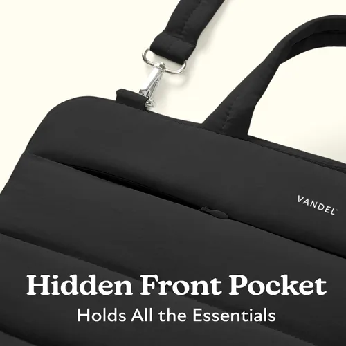 Miniatura 4 de Vandel Funda de transporte para laptop de 13 a 14 pulgadas con correa, bolsa de hombro con asa, bolsa de computadora portátil de 14 pulgadas