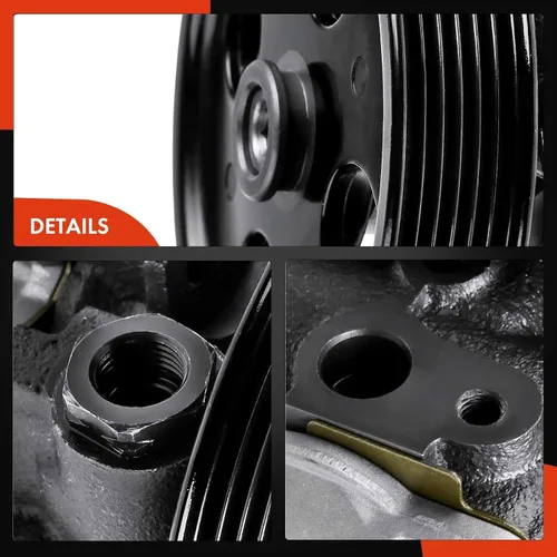 Miniatura 8 de A-Premium Bomba de dirección asistida, con polea, compatible con Dodge Durango 2000-2003, Dakota 2000-2004, 3.7L 4.7L, repuesto # 52106253AF