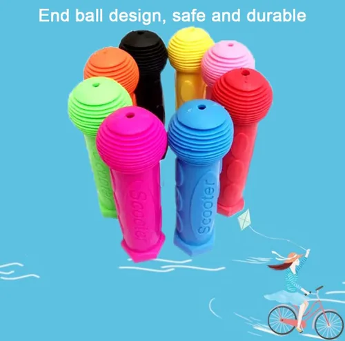 Miniatura 2 de Manillar de agarre para scooter, 1 par de agarre de bicicleta apto para 2-3-4 ruedas Kid Kick Scooters, bicicleta para niños Negro