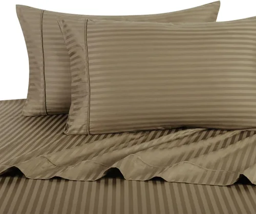 Royal Hotel Bedding Edredón alternativo de plumón de ganso siberiano de 600 hilos, 8 piezas, tamaño Queen, 100% algodón egipcio, incluye sábanas y