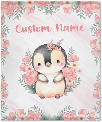 Miniatura 50 de Manta personalizada con nombre, suave, acogedora y ligera, con nombre para sofá o cama, regalo personalizado, unisex, tamaño XS, 40 x 30 pulgadas